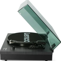 Clearance Lenco vinyylilevysoitin + kaiuttimet LS-300  musta