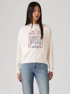 collegepusero Graphic Heritage Crew*Levi's Sale