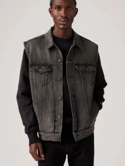 Clearance Levi's farkkuliivi 0001 Relaxed Trucker Vest 0001 Night Owl Vest