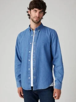 New Levi's ® farkkupaita Authentic Button Down 0025 Woodrow Mid Wash