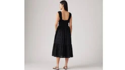 Clearance Levi's mekko Amaya Tiered Maxi Dress 0000 Musta