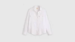 Levi's pusero Doreen Utility Shirt 0006 Valkoinen