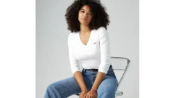 t-paita Essential HM LS Vneck Tee*Levi's Clearance