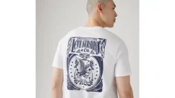 Levi's t-paita Graphic Crewneck Tee 1855 Brin Music Inspired White