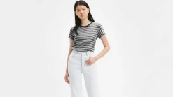 Best Levi's t-paita Perfect T-shirt 0087 Stripe caviar