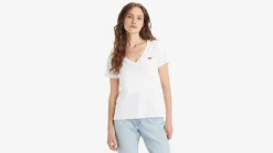 Outlet Levi's t-paita Perfect V-neck 0002 White