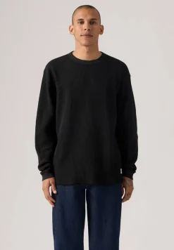 Outlet Levi's trikoopaita Long Sleeve Relaxed Thermal Tee 0025 Mineral Black