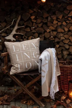 huopa kierrätettyä puuvillaa beige-valkoinen*Lexington Best