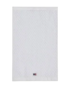 pyyhesetti 30x50 cm herringbone 2 kpl valkoinen*Lexington Outlet