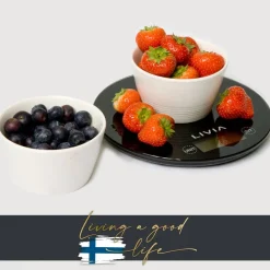 Outlet Livia keittiövaaka pyöreä musta