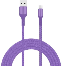 Discount Livia latausjohto USB-micro USB, 2 m lila