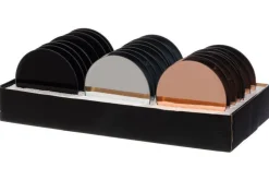 Hot 4Living kynttilänalunen yksivärinen musta