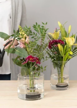 Discount 4Living maljakko sylinteri 12x18 cm kirkas