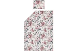 Best 4Living pussilakanasetti Greta 150x210 + 50x60 cm roosa