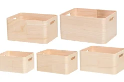 puulaatikko 23x18x12 cm*4Living Hot