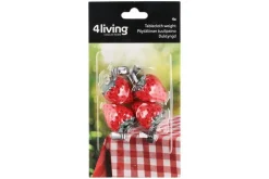 Sale 4Living pöytäliinan tuulipaino mansikka 4 kpl