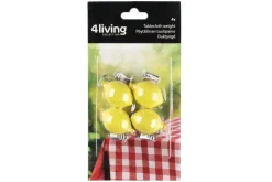 Best 4Living pöytäliinan tuulipaino sitruuna 4 kpl