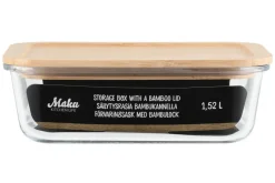 Best Maku säilytysrasia 1,52 L lasi/bambu