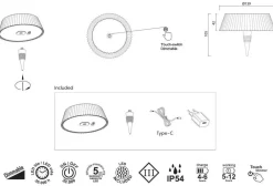 Relax USB tunnelmavalaisin pullonkorkki*Mantra Clearance