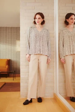 Hot Masai housut MaPatia Plaza Taupe /beige