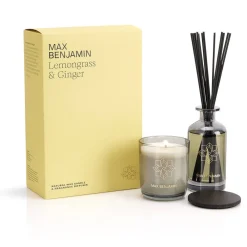 Max Benjamin lahjasetti Lemongrass and Ginger kynttilä
