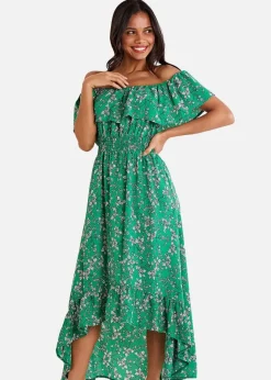 Online Mela London mekko ML5981 maxi Vihreu00e4