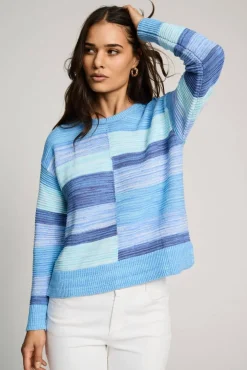 Sale MICHA neule 180-168 Blue melange mix 57313