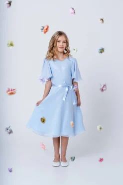 Online Mingnelin mekko 4360 Vaaleansininen