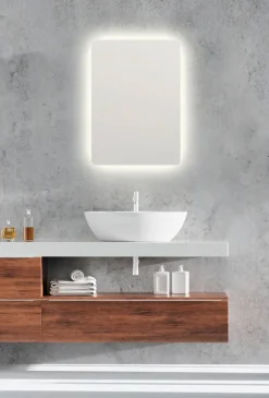 Discount Mirrors and More peili Franzi 50 x 70 cm LED-valolla