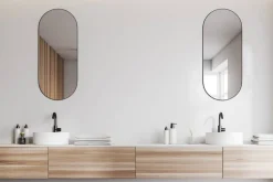 Clearance Mirrors and More peili Josephine 30 x 70 cm musta