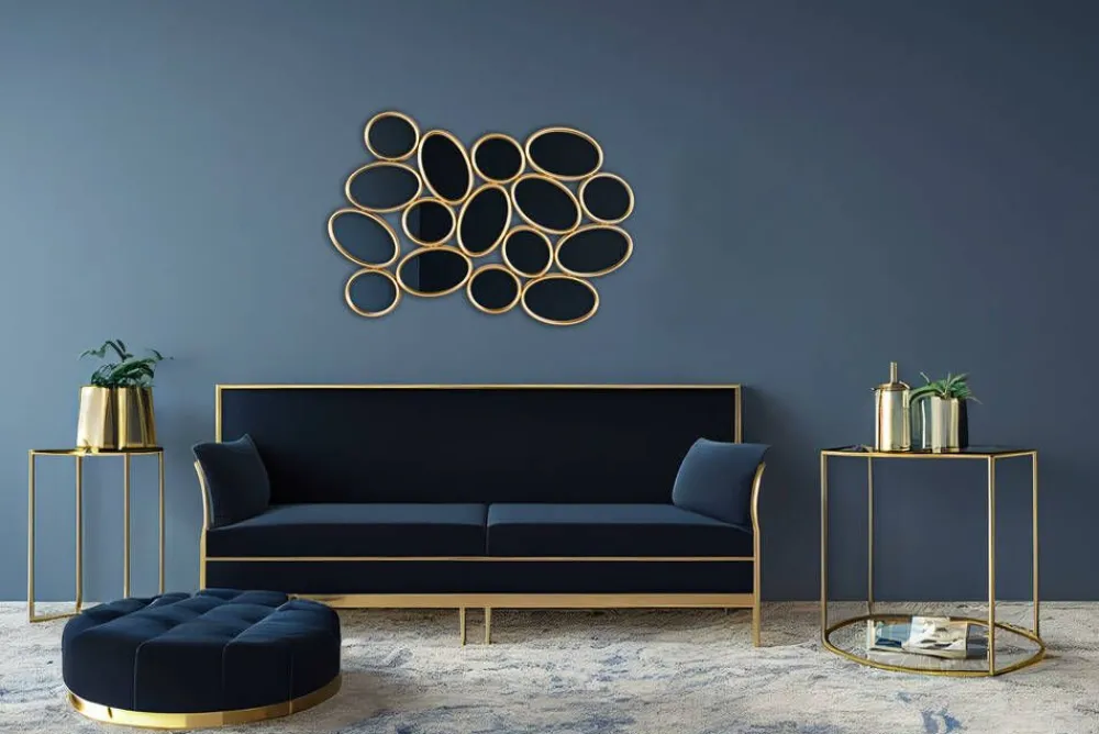 peili Maddy 90 x 61 cm kulta*Mirrors and More Best