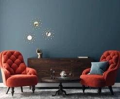 New Mirrors and More peilisetti Melanie 3 x Ø25,5 cm kulta