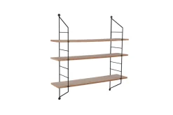 Discount Mirrors and More seinähylly Clara 3-os musta/puu