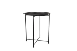 Discount Mirrors and More sivupöytä Carolina 43 x 51 cm musta