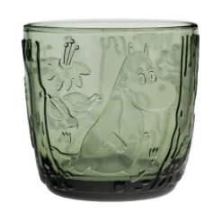 Best Moomin Arabia juomalasi 28 cm havunvihreä 2 kpl