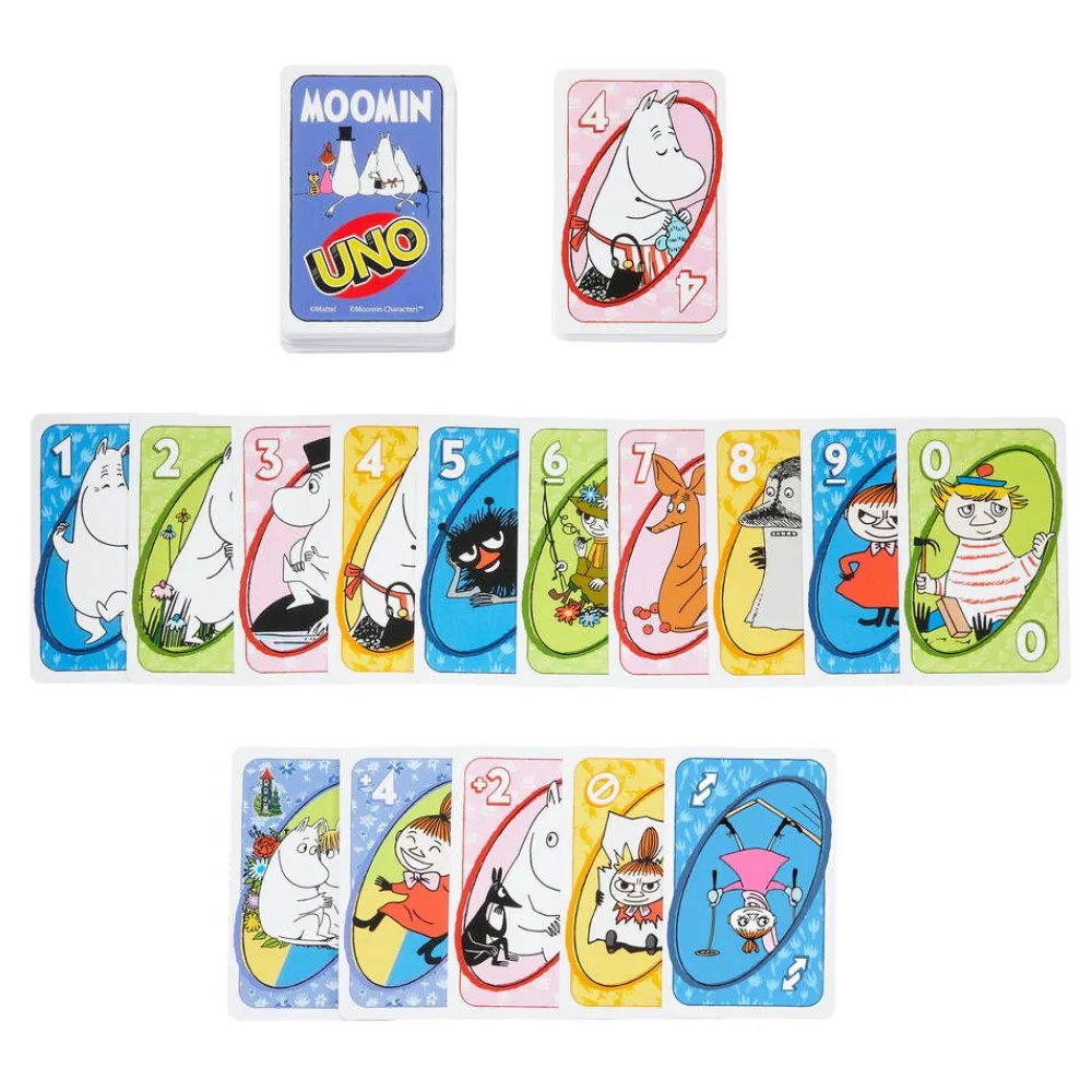 Online Moomin korttipeli Uno Muumi