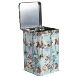 Moomin neliökahvipurkki Muumi Latvus sinivihreä