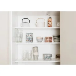 Moomin neliökahvipurkki Muumi Latvus sinivihreä