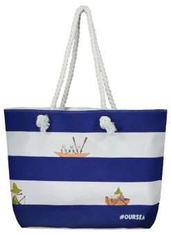 Hot Moomin olkalaukku raidallinen