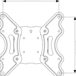 TV-seinäteline MNT 102*Mount Massive Online
