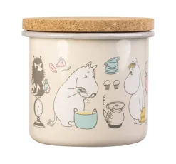 Clearance Muumi emalipurkki korkkikannella Bon Appétit 1,3 L