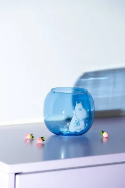 Sale Muurla Muumi kynttilälyhty Muumipeikko sininen 9,5 cm