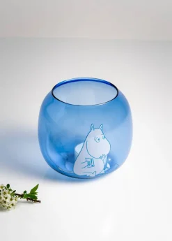 Sale Muurla Muumi kynttilälyhty Muumipeikko sininen 9,5 cm