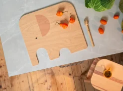 Hot Muurla norsu Chop&Serve -lauta L keltainen