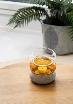 Rinkeli kynttilälyhty/maljakko 12 cm*Muurla Outlet