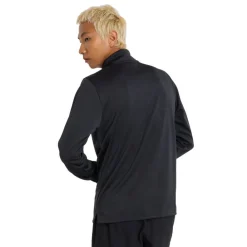 Discount New Balance paita Sport Knit 1/4 Zip Black