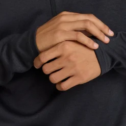 Discount New Balance paita Sport Knit 1/4 Zip Black