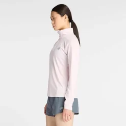 New Balance paita Sport Quarter Zip W PINK GRANITE