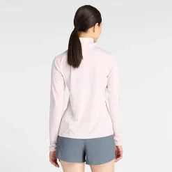 New Balance paita Sport Quarter Zip W PINK GRANITE