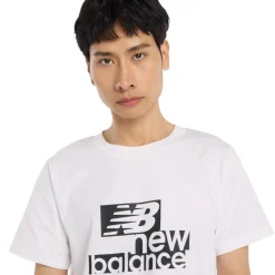 New New Balance t-paita Sport Graphic Cotton White